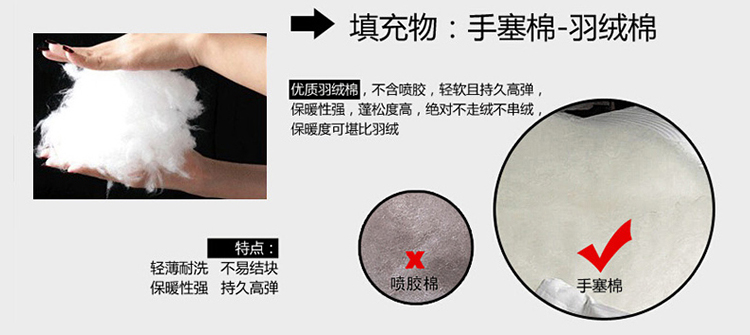 慧莲娜2015新款秋冬羽绒棉马甲女大码连帽羽绒棉马夹中长款修身显瘦背心外套8012 黑色 XXXL