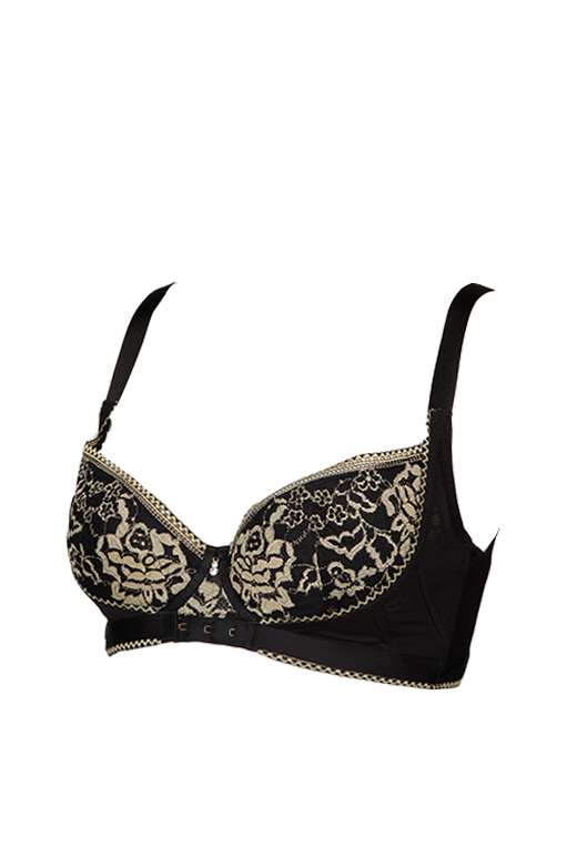 伊维斯大码m比美背无痕调整型文胸 黑色 75e