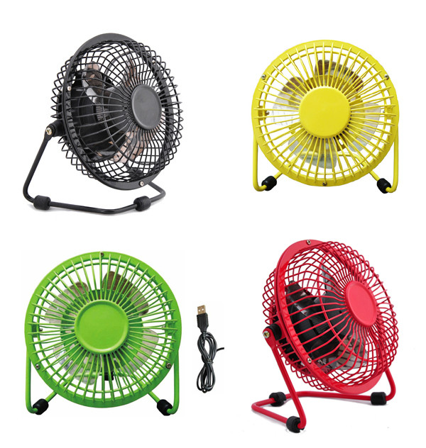 金属 铁艺360度旋转风扇 铁金刚 6寸