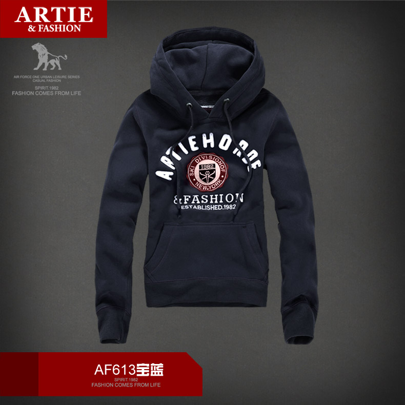 AK MARINES 2015秋冬季外套女 女士套头连帽卫衣女 韩版抓绒加厚帽衫AF卫衣 AF613酒红 XL