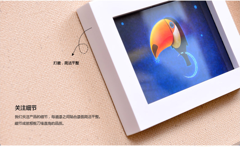 欧影 实木照片墙 38框大墙面创意视觉相片墙 组合相框墙38QY2792 黑白原胡+灵动画芯