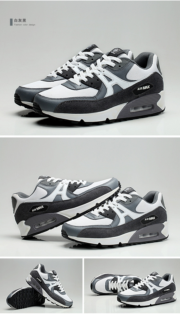 apple/苹果运动鞋男女鞋气垫鞋韩版情侣旅游潮鞋max90 黑迷彩 39【图