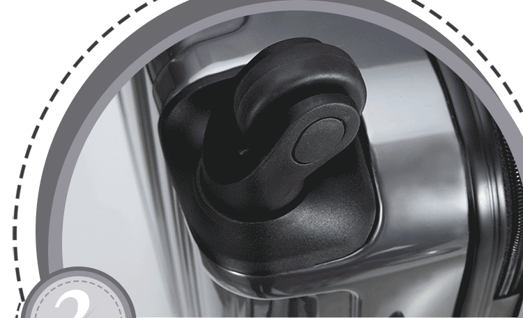 oiwas 爱华仕 新品商务休闲拉杆箱万向轮纯pc旅行箱行李箱登机箱6111