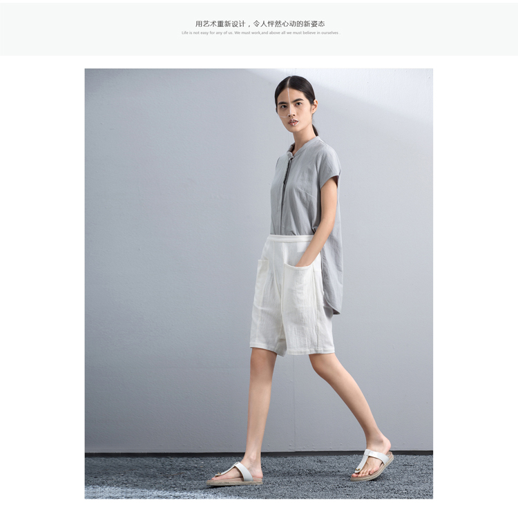AMIIREDEFINE2015秋新品立领绣花前短后长纯棉大码衬衫女61570860 砖红 XL