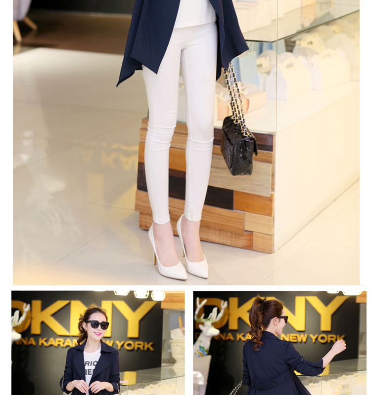 美丽信徒休闲风衣 女中长FY1518 酒红色 XXXL