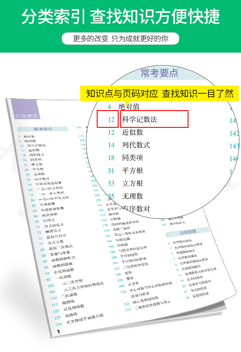 《曲一线官方正品 2019版 初中知识清单 数学 初中通用版 53工具书