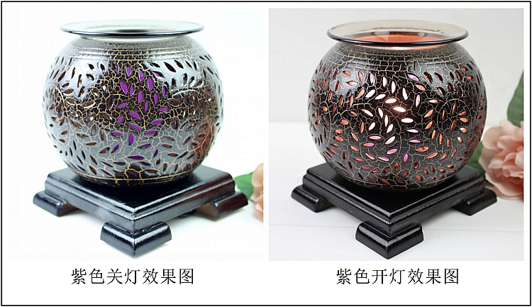 
                                        芳香乐 陶瓷香薰灯插电  电子香薰炉 精油灯 精油炉 瑜伽馆酒店台灯 创意礼品 香薰机 橙色                