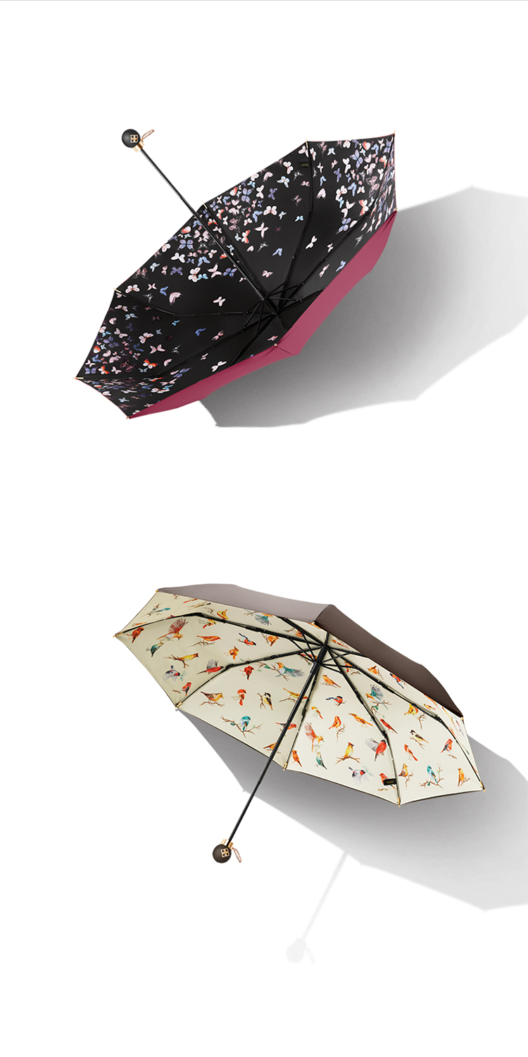 蕉下beneunder 双层慢游系列晴雨两用迷你伞 栢鸢 - 惠易购