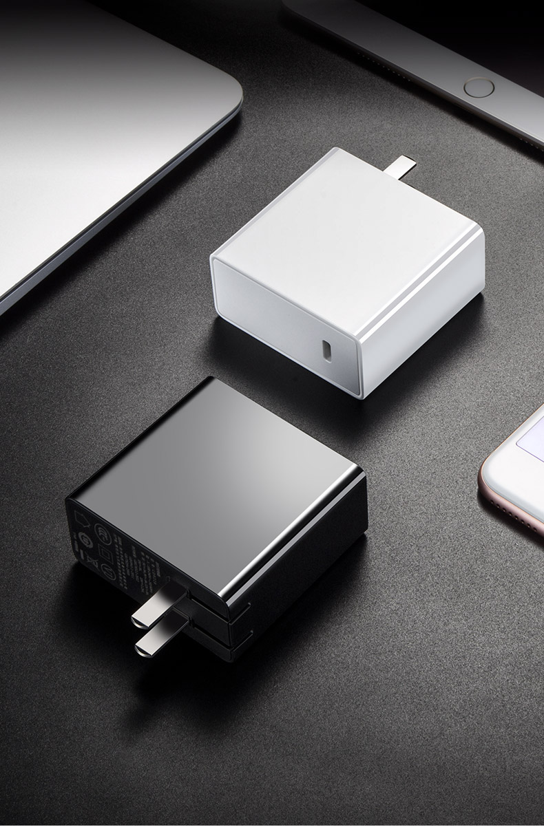 图拉斯 苹果pd充电器usb-c快充头45w iphonex/8plus/macbook 45w单口