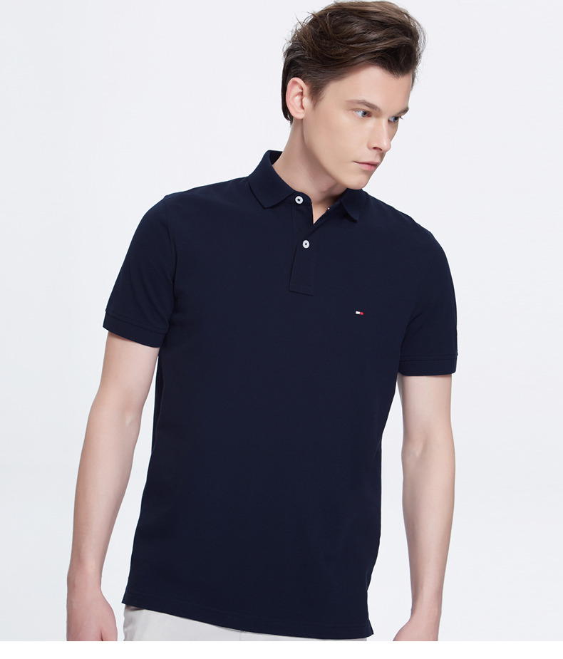 男装春季短袖polo衫-mw0mw04119os 淡蓝色417 xxl【图片 价格 品牌