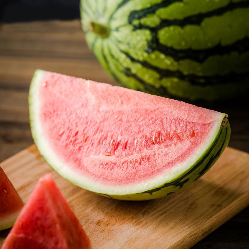 蔡家洼 本地麒麟西瓜 无籽西瓜 新鲜水果 约5kg 1个装