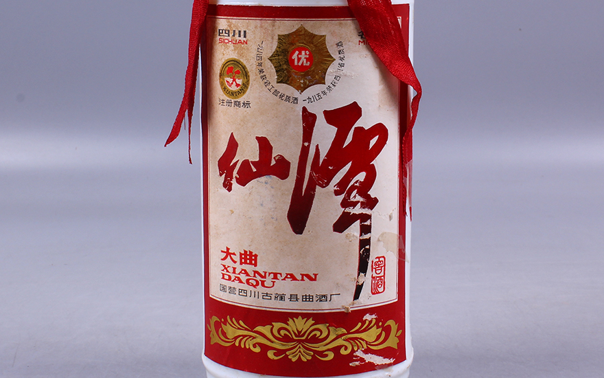 仙潭大曲 1987年 高度 500ml 1瓶 (白酒 老酒 收藏酒)【70】