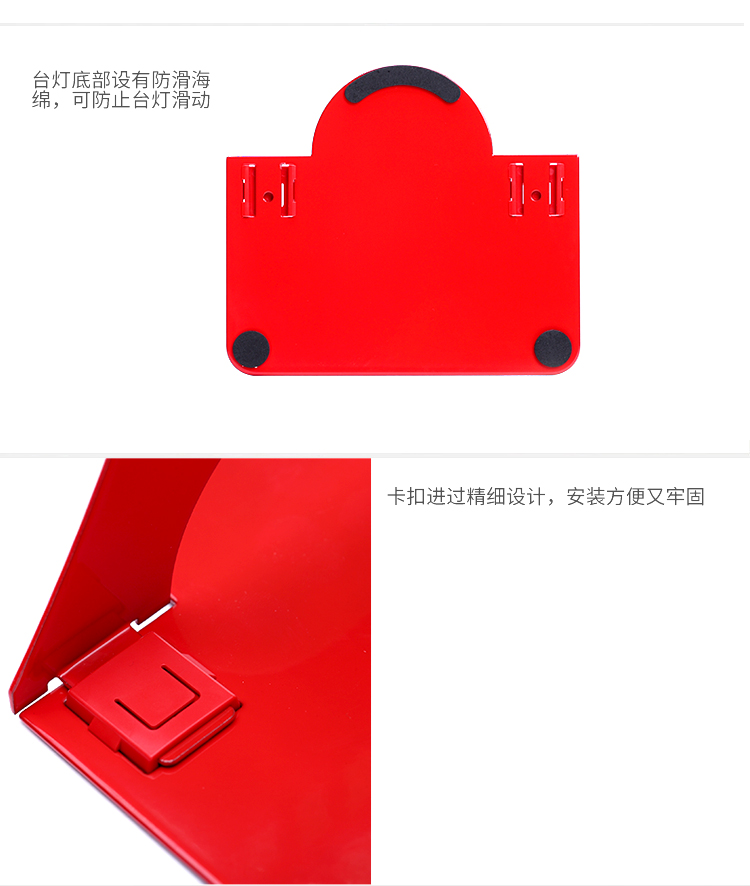 学生寝室LED小台灯护眼学习触控可调光电脑书桌插电创意时尚简易 可爱粉