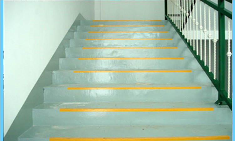 楼梯阁楼踏步环氧地坪漆家庭阳台地面漆双铭联耐磨环保防水水泥漆黄色