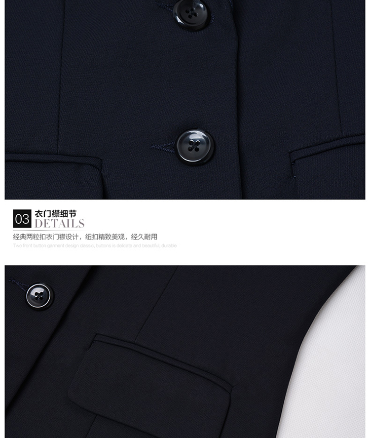 
                                        妙兰诗 2016新款秋季酒店j经理制服 银行经理服衬衫套装业务经理西装女士西服正装 黑西服+裤子918 L                
