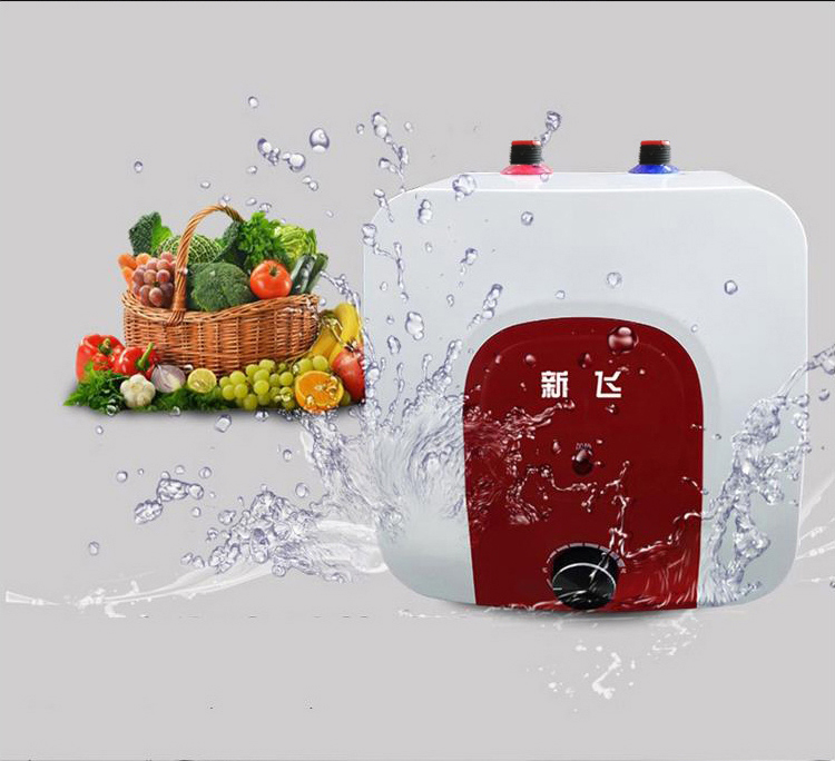 新飞frestec小厨宝8升储水式小厨宝厨房热水宝x19红色8升上出水包安装