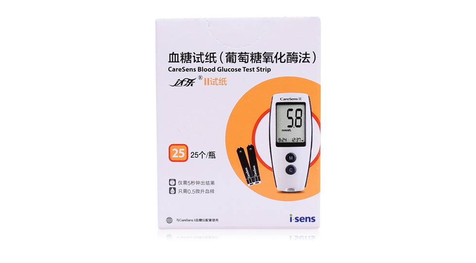达乐2208血糖仪2208血糖试纸caresensii血糖仪试纸无仪器25条试纸25针