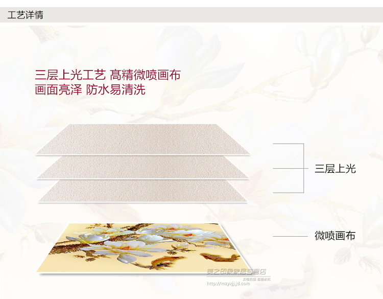 
                                        凝美 实木有框画 家和富贵年年有鱼装饰画 客厅字画家庭壁画 沙发背景墙三联组合中式挂画 配白色外框 40*40cm 实木有框画35mm厚                