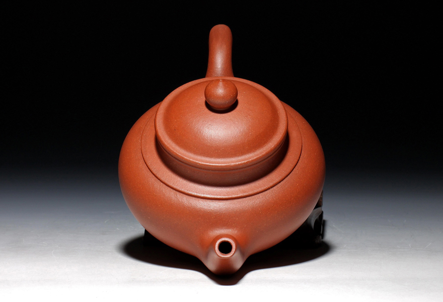 紫砂陶瓷 紫砂 著名陶艺家 范锡军 底槽青笑樱壶 220cc