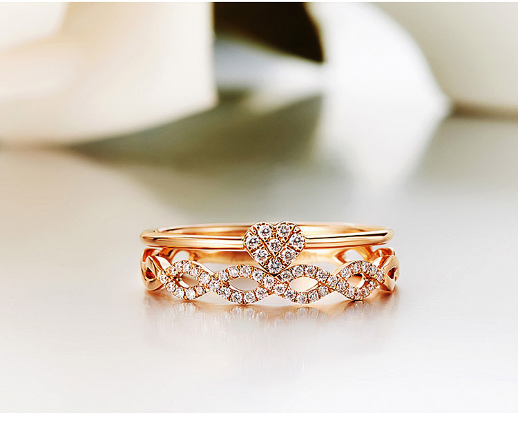 曼卡龙mclon 18k金钻石戒指 如图 11_现价-1元