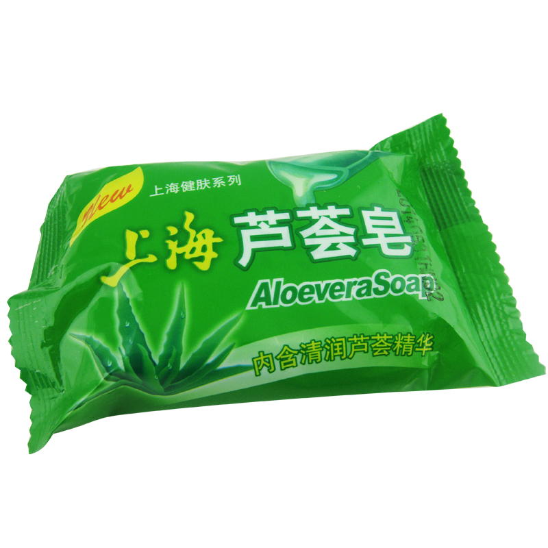 上海香皂硫磺皂药皂蜂花檀香皂肥皂洗脸皂 芦荟皂85g_ -1折现价-1元