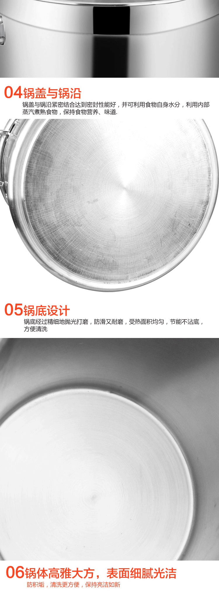 
                                        德勒DELE 三层复底汤桶不锈钢商用高汤锅米饭桶油桶水桶35cm 多用桶复底35cmX35cm                