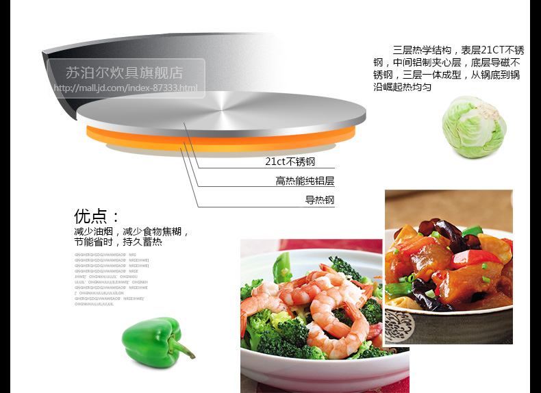 苏泊尔(SUPOR)不锈钢厨具锅具套装奶锅汤锅
