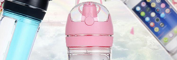 美国iBottle多功能运动水壶可放苹果iphone6手机的防摔时尚水杯子 黑色