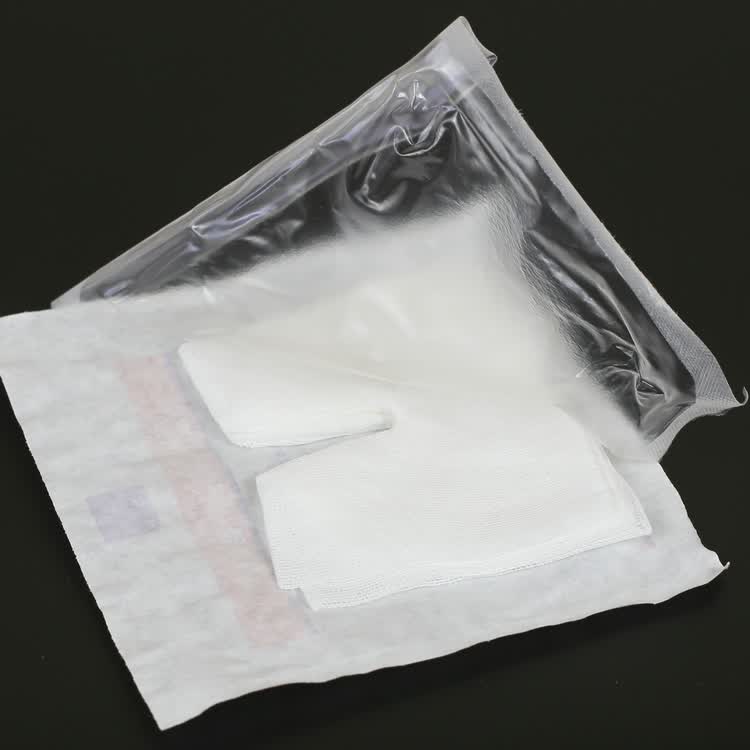 振德纱布 德洁纱一次性医用开口纱布块纱布片 消毒v型剪口缝纫气切