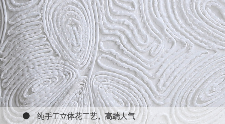 新品美欧式奢华装饰办公室汽车护腰靠垫 手工蕾丝立体花抱枕 不含芯 45cm*45cm