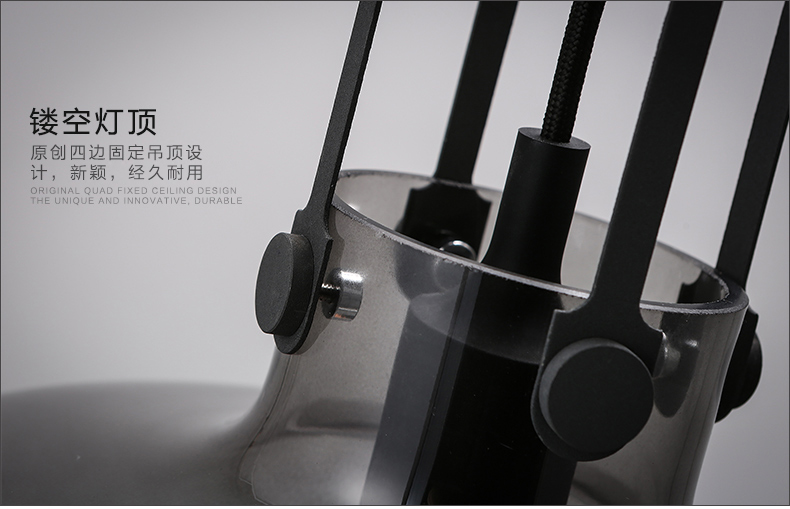【kc灯具】北欧loft复古玻璃吊灯灯泡单头餐厅咖啡馆灯 D1497-S琥珀