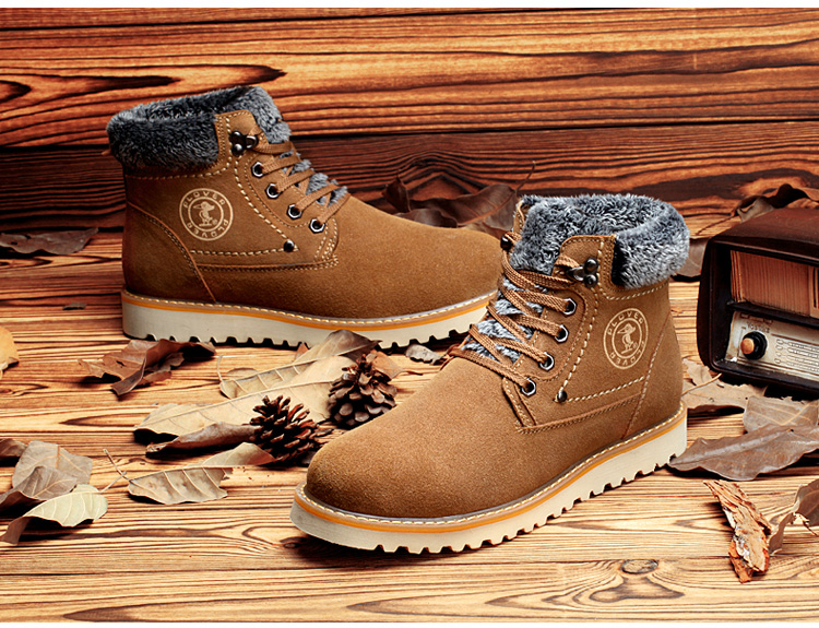 圆头系带伐木鞋英伦厚底休闲鞋透气 深蓝色 皮鞋尺码【图片 价格 品牌