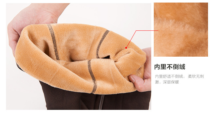 裕尔仙资 秋冬加绒加厚假透肉踩脚打底裤无缝防勾丝袜显瘦连裤袜女 图片色 均码