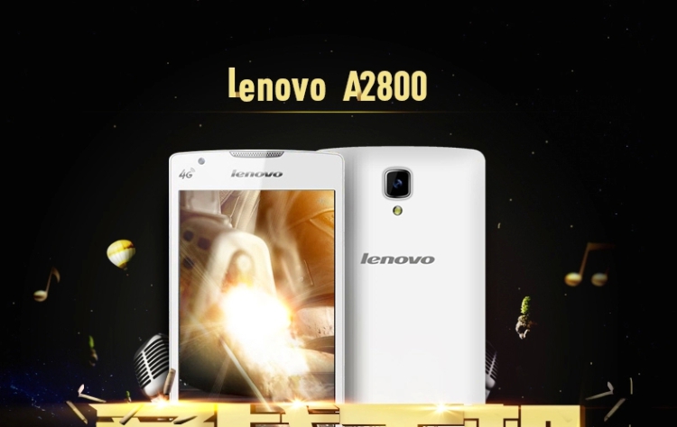 联想 A2800-D 移动4G 双卡双待手机 白色 标配版