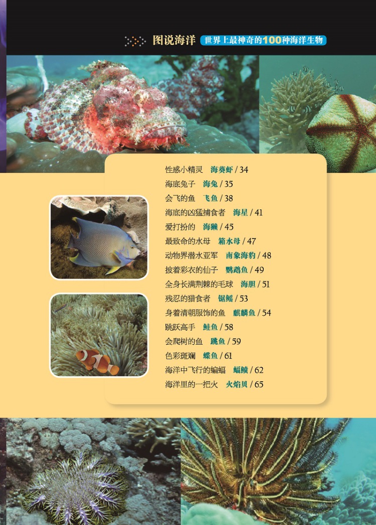 图说海洋--- 世界上神奇的100种海洋生物