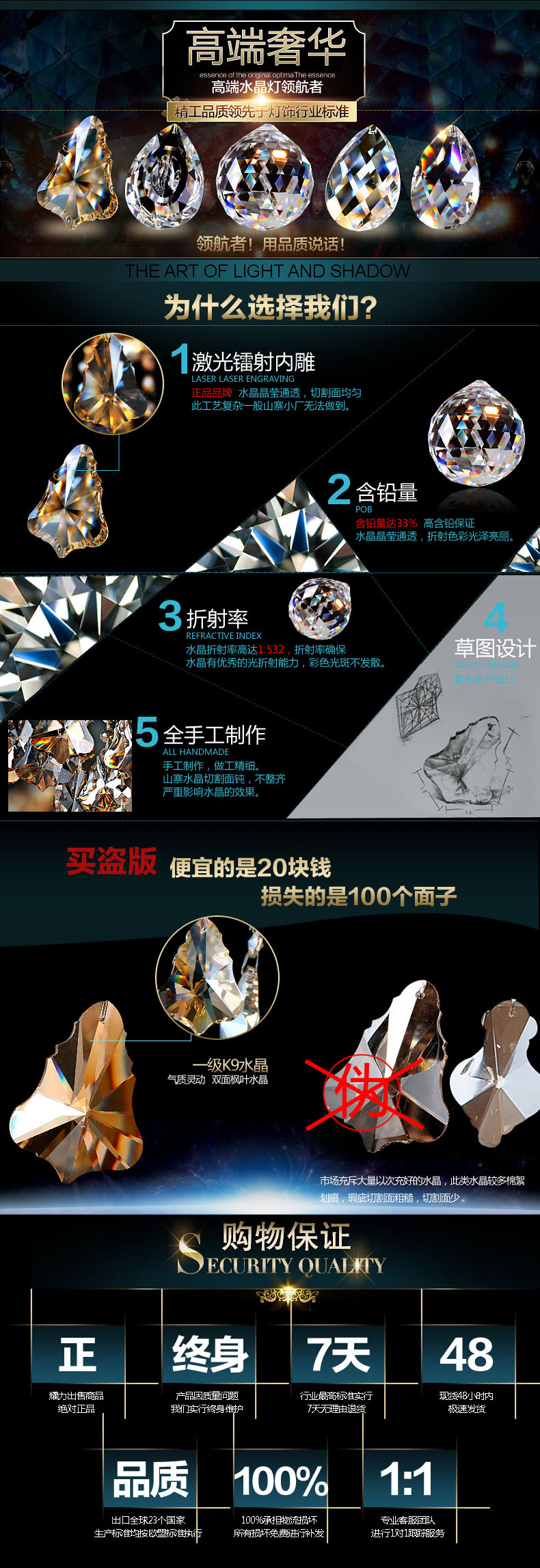 新品欧式吊灯客厅复式楼玉石吊灯锌合金创意个性水晶吊灯餐厅卧室 一级K9水晶+玉石 两头壁灯