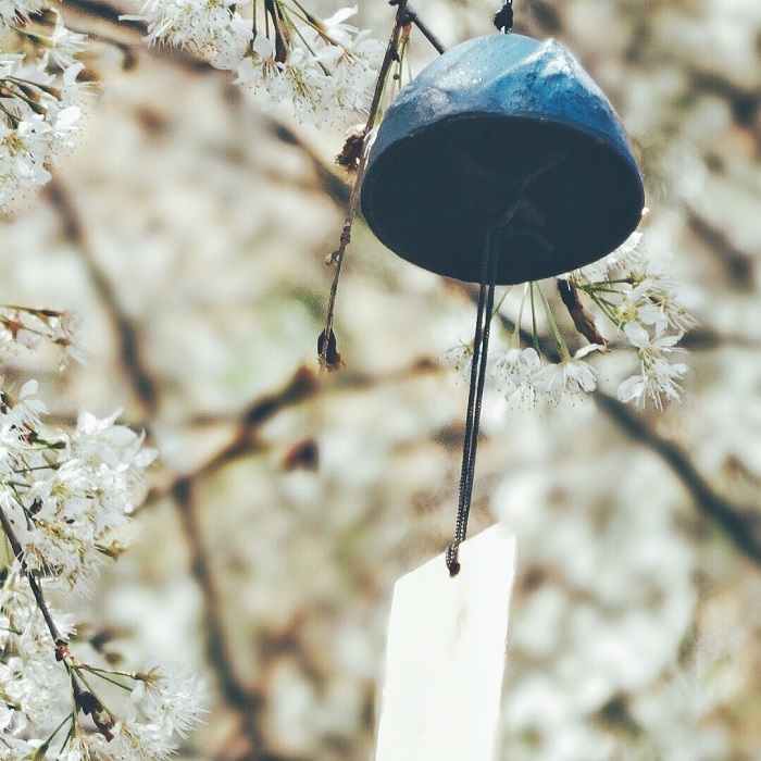日式铸铁风铃 富士山复古铁器铃铛日式和风寺庙祈福挂饰 生日礼物送
