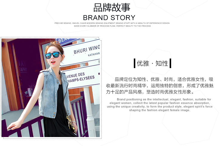 2015 新款秋装欧美风 韩版女装时尚休闲气质中长款风衣外套 蓝色 L