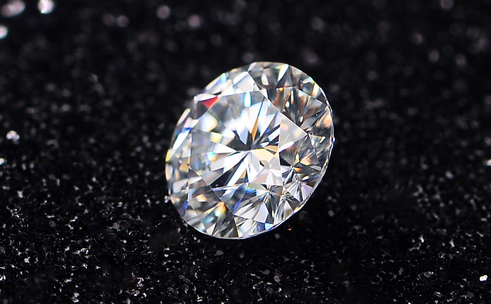 泰瑞城美国charlescolvard八心八箭莫桑石裸石g色d色莫桑钻裸钻g色36