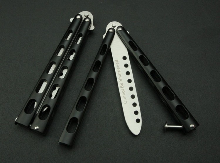 sky window 蝴蝶c-34.九孔训练甩刀(黑色/白色)