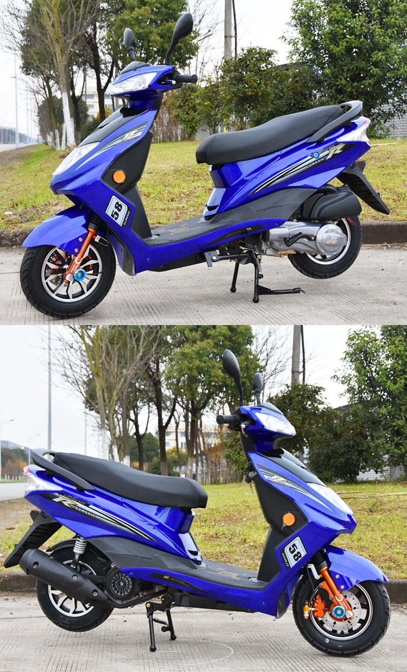 迅鹰款125摩托车踏板车摩托车125发动机燃油助力摩托车女式踏板车燃油