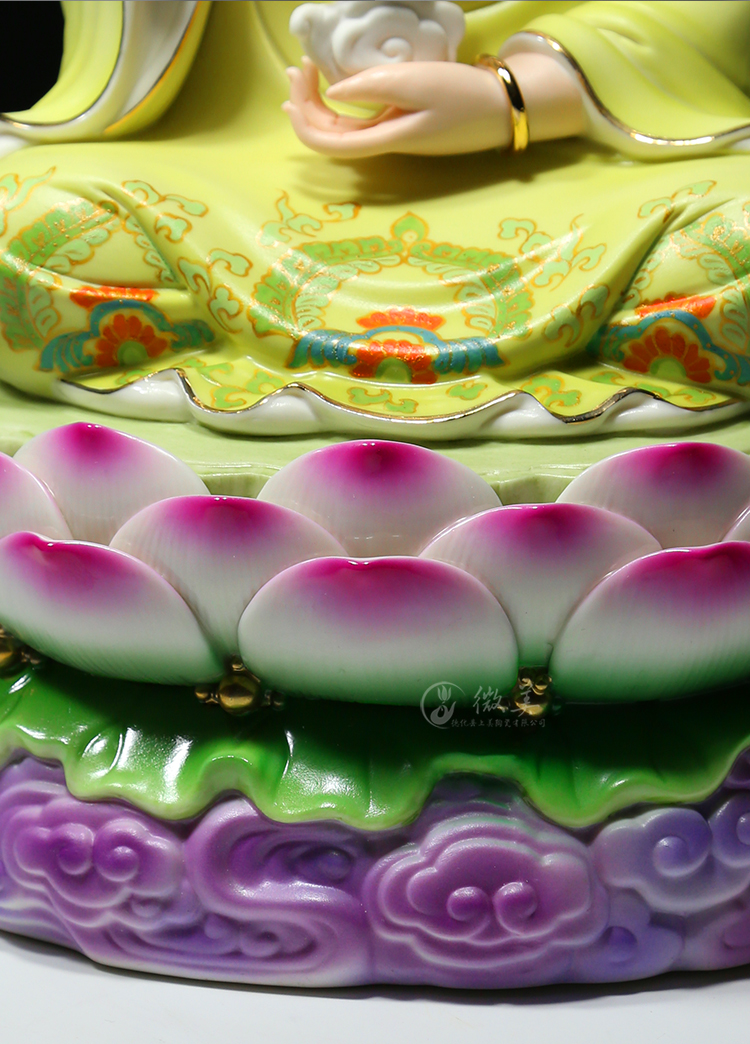 微美微美德化陶瓷眼睛菩萨眼光娘娘观音菩萨大慈大悲观音菩萨佛像摆件