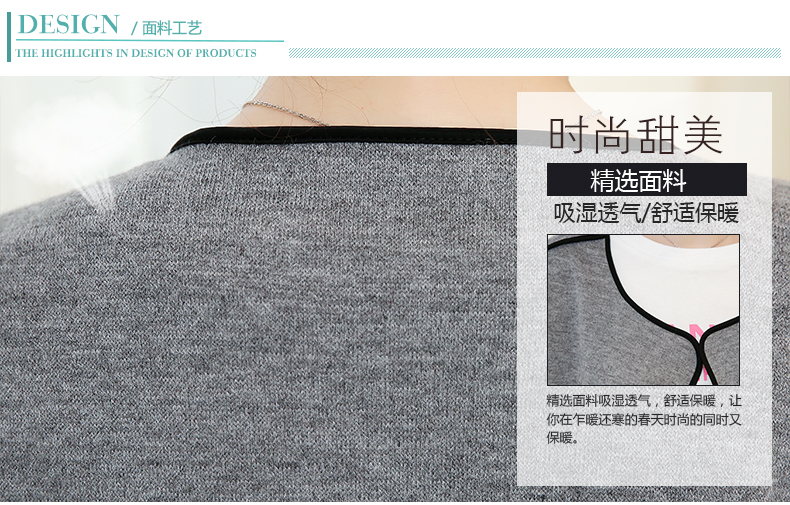 丽依轩贝 2015秋装新款中长款韩版修身女装风衣外套春秋潮 9832款 灰色 XXL