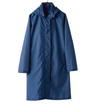 【防晒防雨防风】日本w.p.c正品轻薄时尚风雨衣-针点A字款-R-1039胸围103cm 绿色