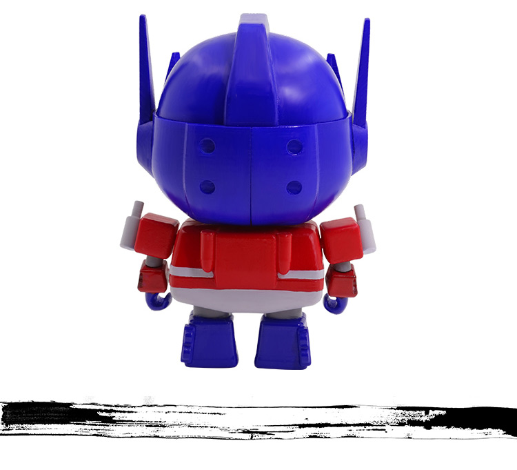 【动漫城】变形金刚5 系列a仔 擎天柱公仔q版玩偶 手办模型 情人节