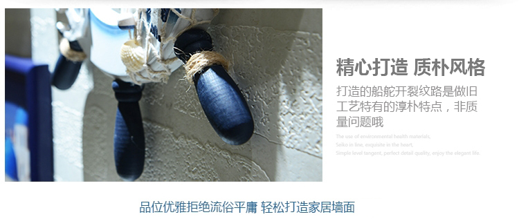 
                                                            全悦复合实木照片墙 创意玄关相框墙组合欧式地中海船舵相片墙256 白胡+欧式风情画芯                