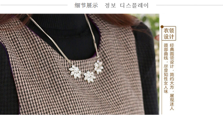 十三伊人 毛呢连衣裙女轻薄无袖背心裙 酒红 L