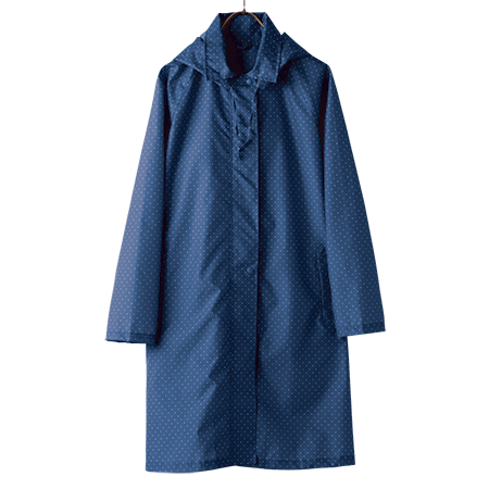 【防晒防雨防风】日本w.p.c正品轻薄时尚风雨衣-针点A字款-R-1039胸围103cm 绿色