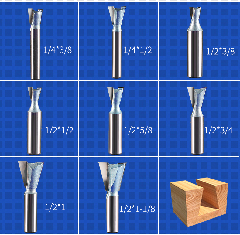 威特weitol燕尾刀槽铣铣刀木工铣刀具修边机刀头雕刻机锣刀子口荀刀