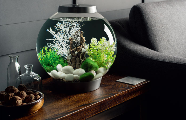 欧亚瑟biorb英国原装进口鱼缸水族箱自然装饰 红灰堆叠岩石装饰仿真